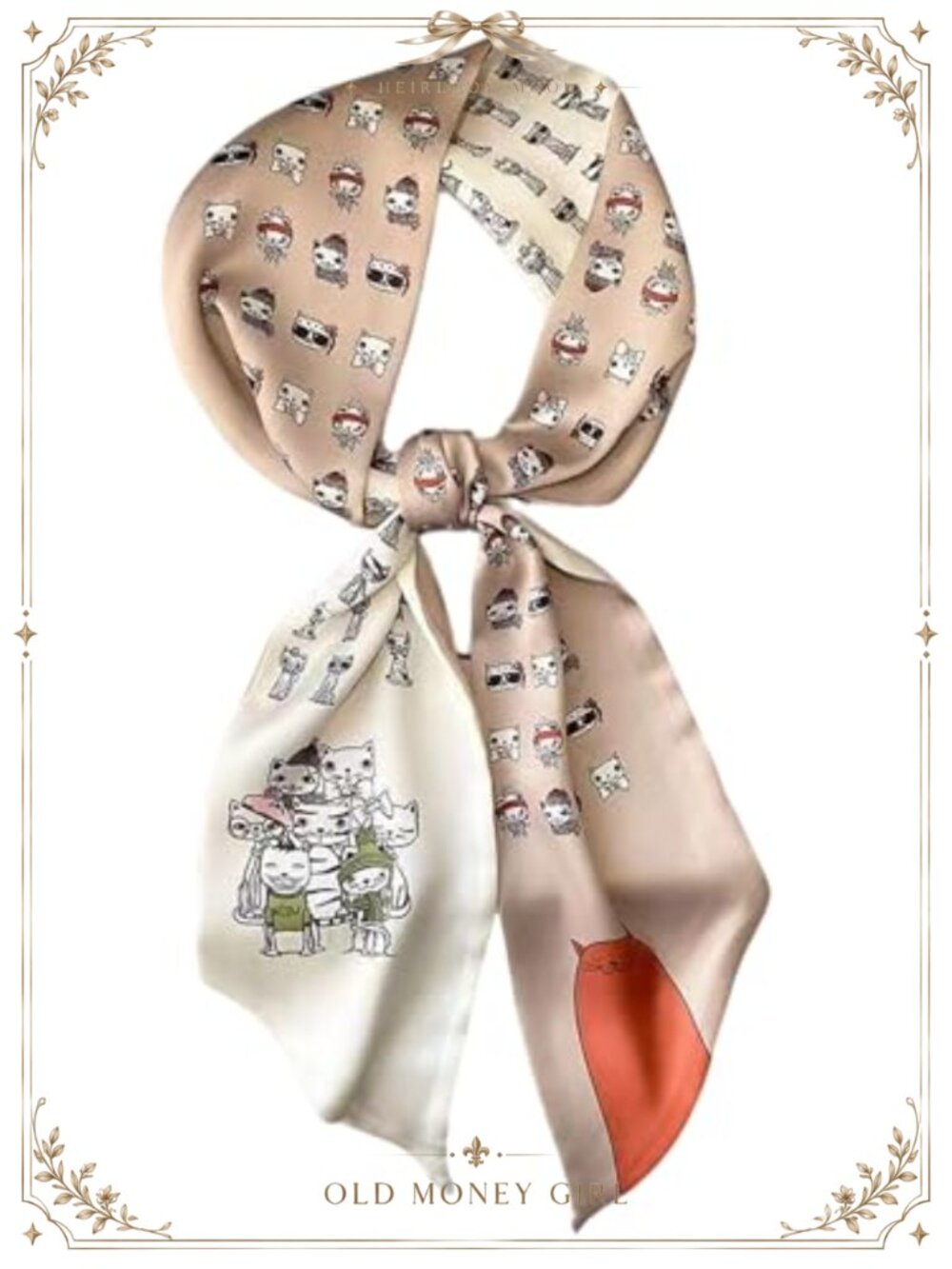 Womens Long Satin Silk Feel Fashion Scarf 59 Inch Multifunctional Neck Hair Bag
